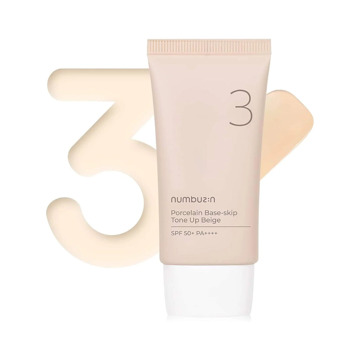Base-Skip Tone-Up Cream Beige ,Korean Brightening , Base Cream Even, Radiant Skin , Makeup Stah Pakistan