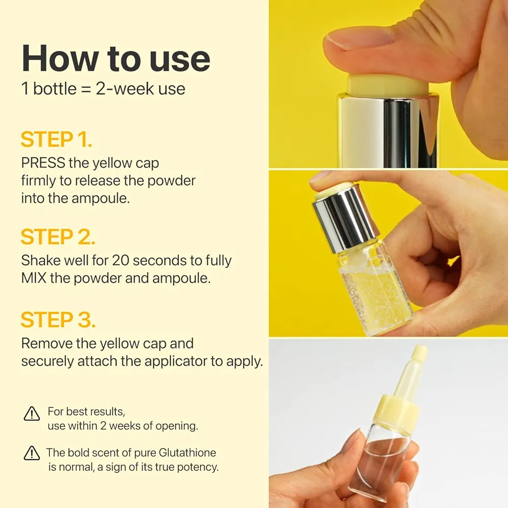 Numbuzin no 5 ampoule, numbuzin dark spot ampoule, glutathione ampoule, txa ampoule, tranexamic acid serum, dark spot treatment, pigmentation serum, brightening ampoule, korean skincare serum, post acne mark treatment, uneven skin tone serum - Makeupstashpk