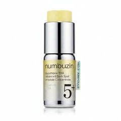Numbuzin no 5 ampoule, numbuzin dark spot ampoule, glutathione ampoule, txa ampoule, tranexamic acid serum, dark spot treatment, pigmentation serum, brightening ampoule, korean skincare serum, post acne mark treatment, uneven skin tone serum - Makeupstashpk