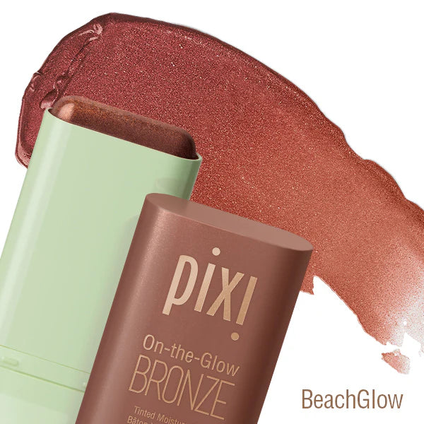 pixi bronzer stick, beachglow bronzer, cream bronzer stick, hydrating bronzer, natural glow makeup, pixi beauty pakistan, sun kissed bronzer, contour stick, glow makeup stick, dewy makeup, cream contour - Makeup Stash Pakistan