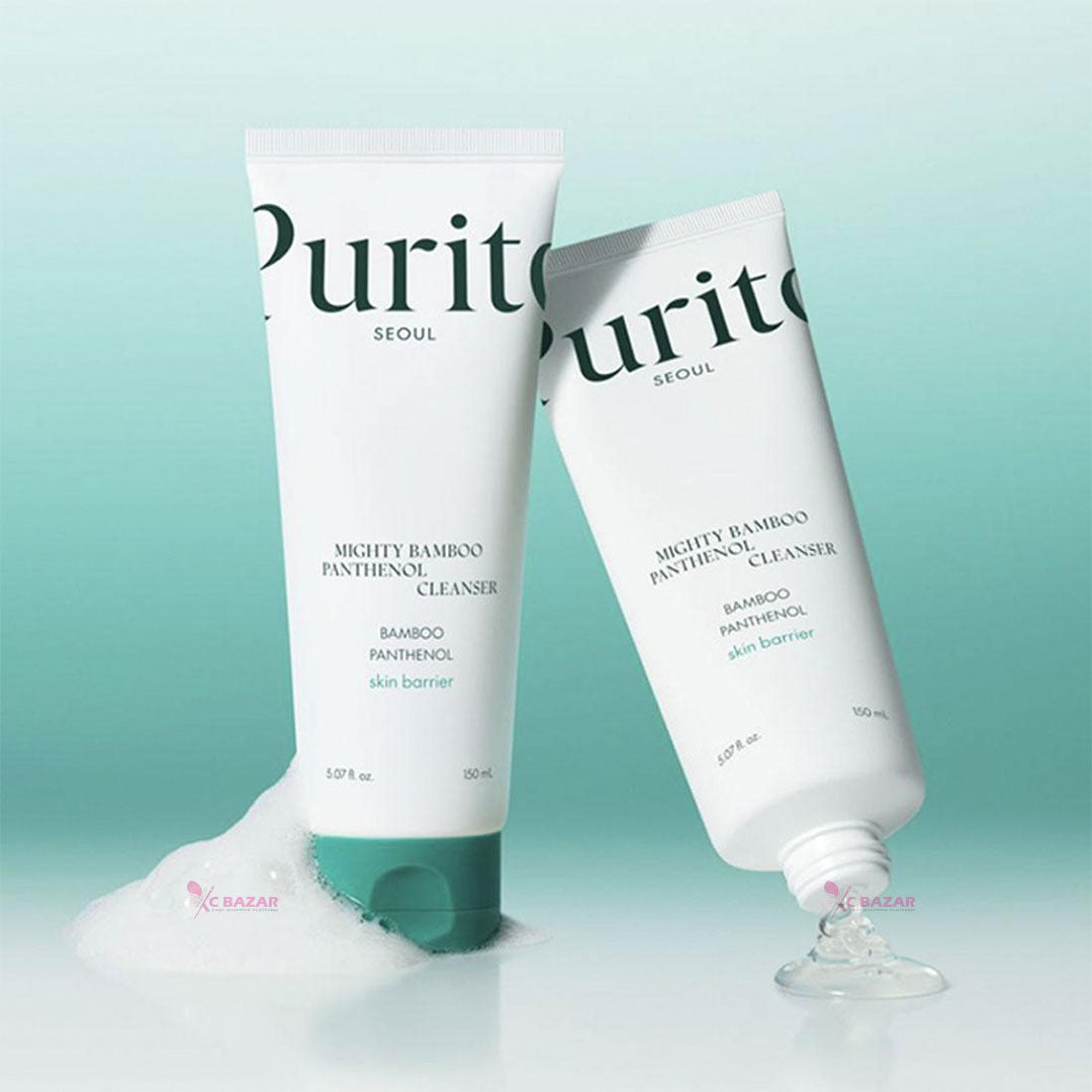 Purito - Mighty Bamboo Panthenol Cleanser 150ml-Makeup Stash Pakistan