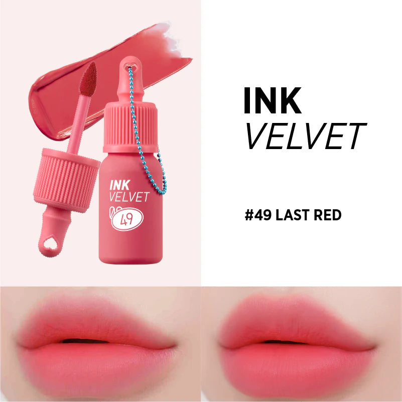 Last Red lip tint, Korean lip tint, matte lip tint, red lipstick, long lasting lip tint, K-beauty makeup, velvet lip tint, classic red lip color - Makeup Stash Pakistan
