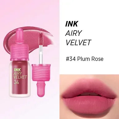 Plum Rose, Soft Matte, Lightweight,  Korean Rose Red Lip Tint, Matte Lip Stain, Velvet Lip Tint, Makeup Stash Pakistan