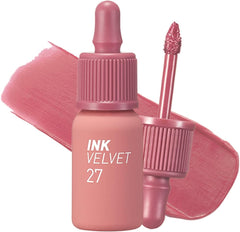 velvet lip stain, K-beauty makeup, Natural lip color, Soft matte lips, Gradient lips, Soft Matte, Pink Nude Lip Tint - Makeup Stash Pakistan