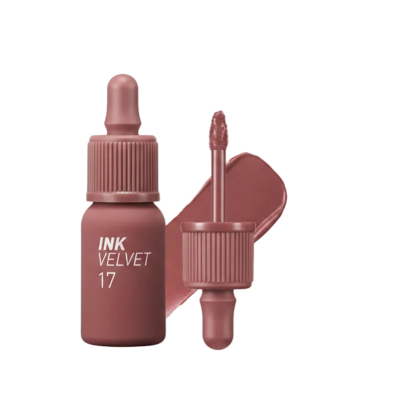 Rosy Nude lip tint, Korean nude lip tint, matte lip tint, long lasting lip tint, nude lipstick, everyday lip tint, K-beauty makeup, velvet lip tint, natural lip color - Makeup Stash Pakistan