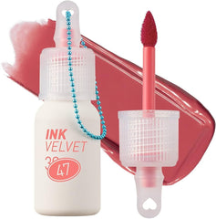 Velvet Lip Tint - High Pigment Color, Longwear, Weightless, Not Animal Tested, Gluten-Free, Paraben-Free, Matte Korean Coral Lip Tin, Velvet lip tint, orange coral tint, Makeup Stash Pakistan