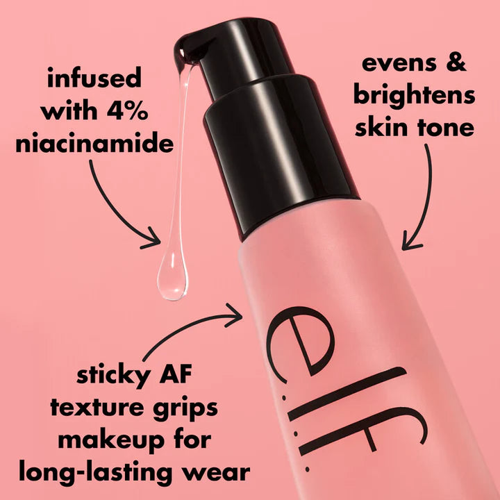 Niacinamide Primer, Hydrating Makeup Primer, Long-Lasting Primer, Pore Minimizing Primer, e.l.f. Primer 24ml, Makeup Base Primer, Smooth Skin Primer, Gel Primer, Daily Makeup Primer, Viral e.l.f. Primer- Makeup Stash Pakistan
