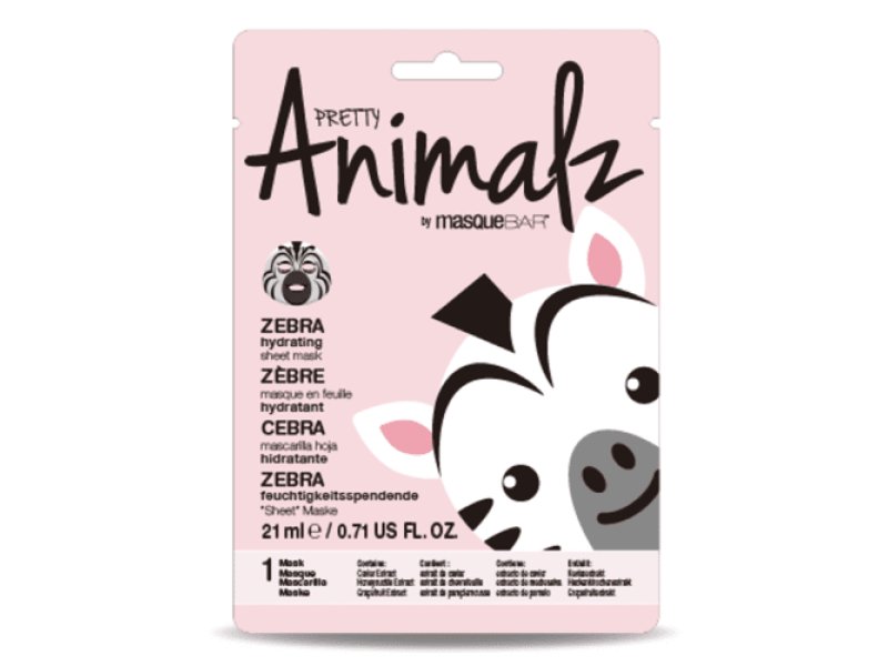 Pretty Animalz Sheet Mask Zebra - Makeup Stash Pakistan