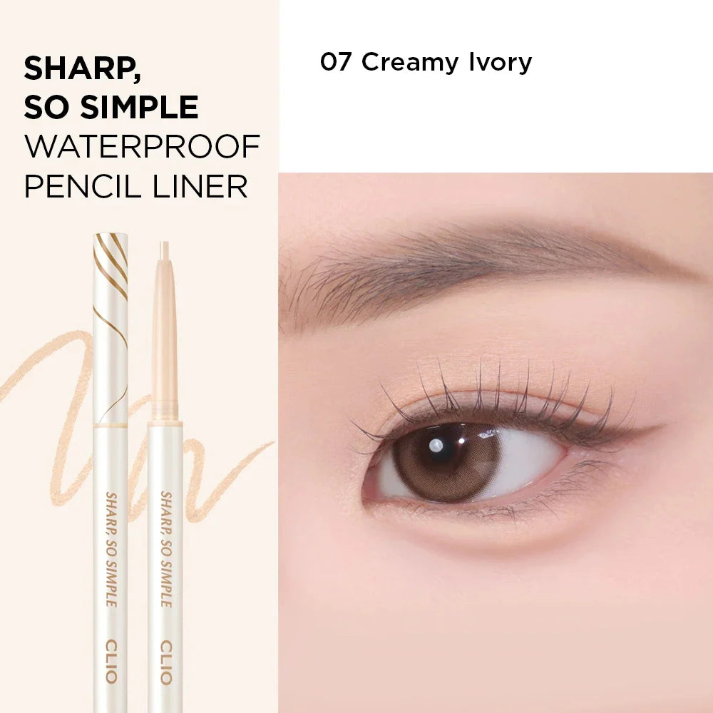 Smudge Proof Eyeliner, Waterline Eyeliner,, Nude Eyeliner, Eye Brightening Pencil, Inner Corner Highlight, Natural Makeup Essential, Long Lasting EyelinerIvory Liner, Waterproof Eyeliner, Brightening Eyeliner, Korean Eyeliner - Makeup Stash Pakistan