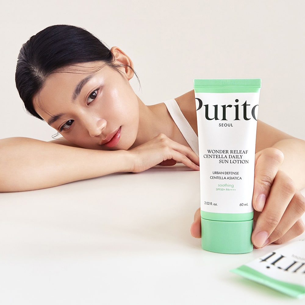 Purito - Wonder Releaf Centella Daily Sun Lotion 60ml-Makeup Stash Pakistan