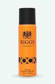 RIGGS LONDON JOCK DEO 250ML - Makeup Stash Pakistan