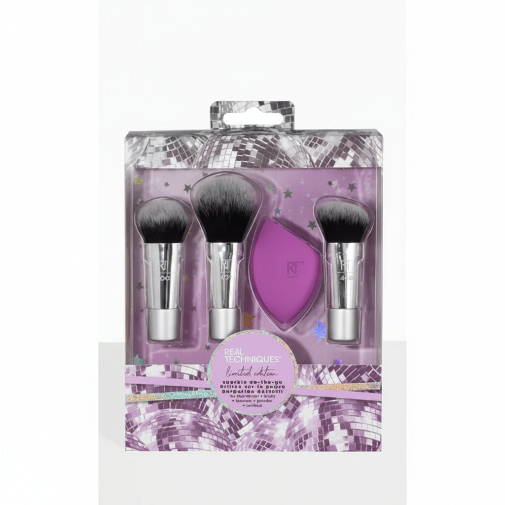 makeup brush set, limited edition brushes, professional makeup brushes, face brush set, eye brush set, blending brushes, makeup tools, real techniques pakistan, beauty brush kit, foundation brush, contour brush- Makeup Stash Pakistan