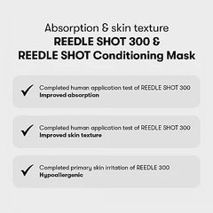 VT Reedle Shot 300 2-Step Mask Set – Intensive Skin Refining & Glow Boosting Korean Mask