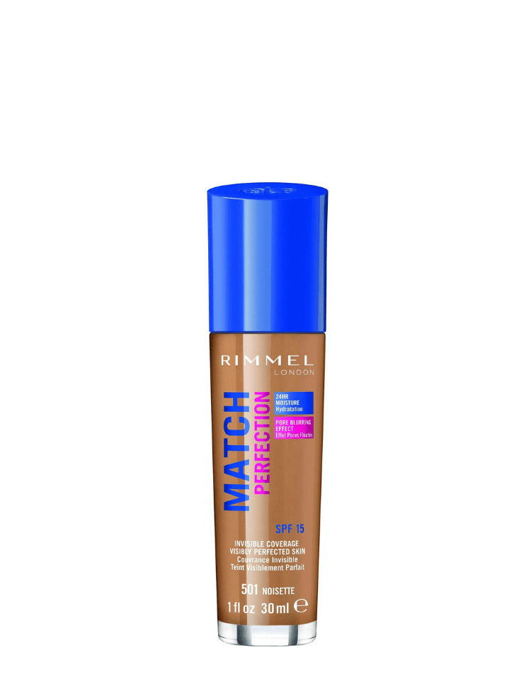 Rimmel Match Perfection Foundation - Noisette - Makeup Stash Pakistan