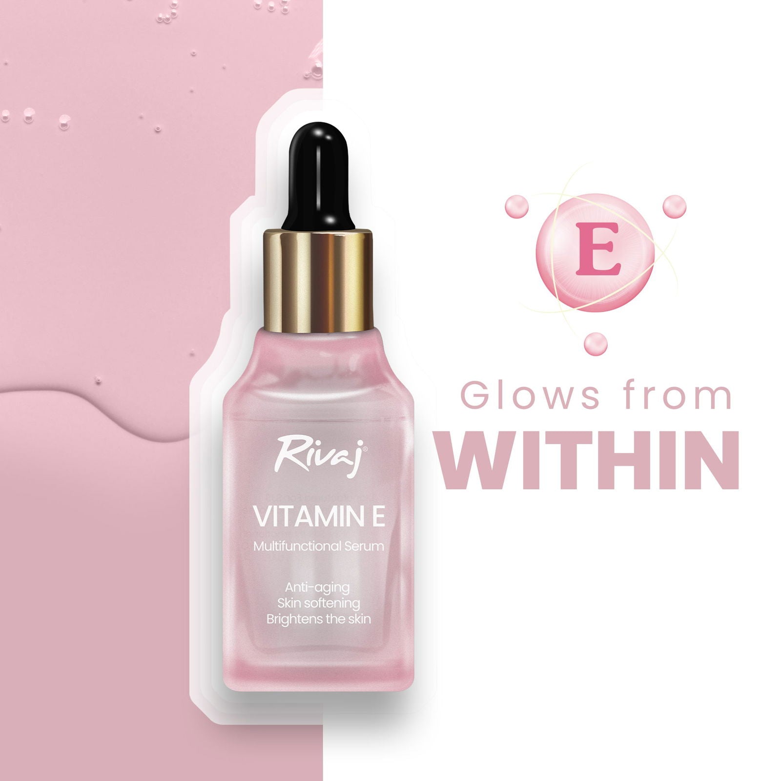 Rivaj Vitamin E Multifunctional Serum 30 ML | MakeupMSash PakiMSan - Makeup Stash Pakistan