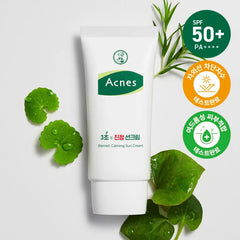 Rohto Acnes Blemish Calming Sun Cream 10ml – SPF Protection for Acne-Prone Skin