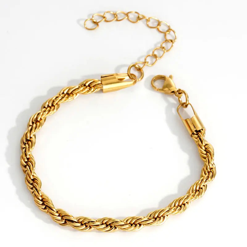 Rope ,Chain, Bracelet ,Classic Chain Unisex ,Jewelry, Makeup Stash Pakistan