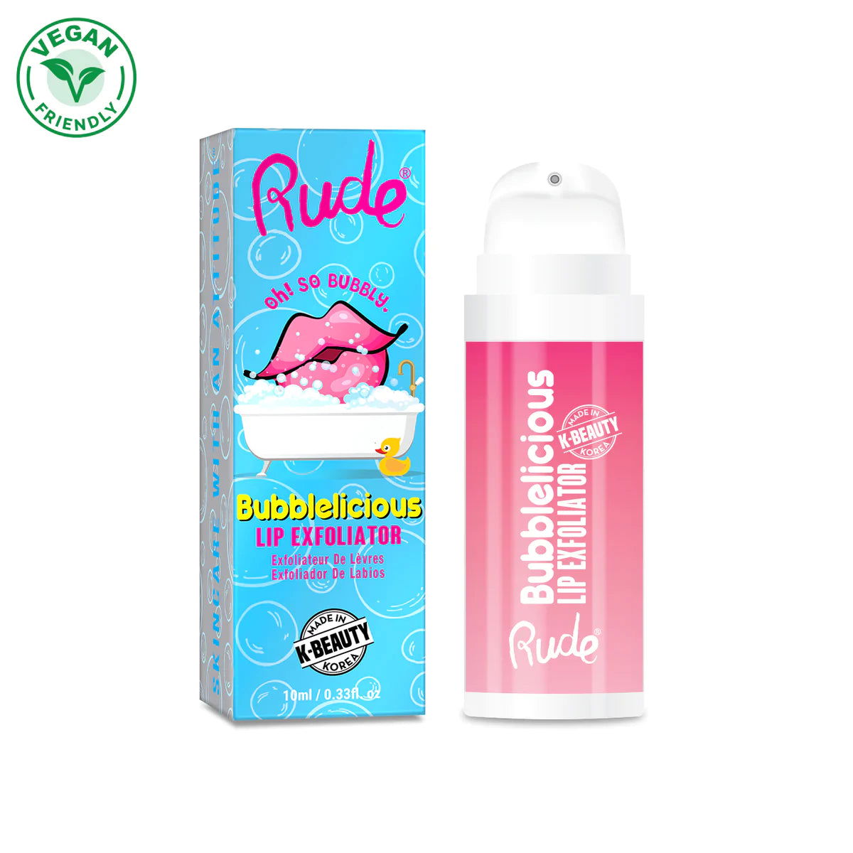 Rude Bubblelicious Lip Exfoliator - Makeup Stash Pakistan