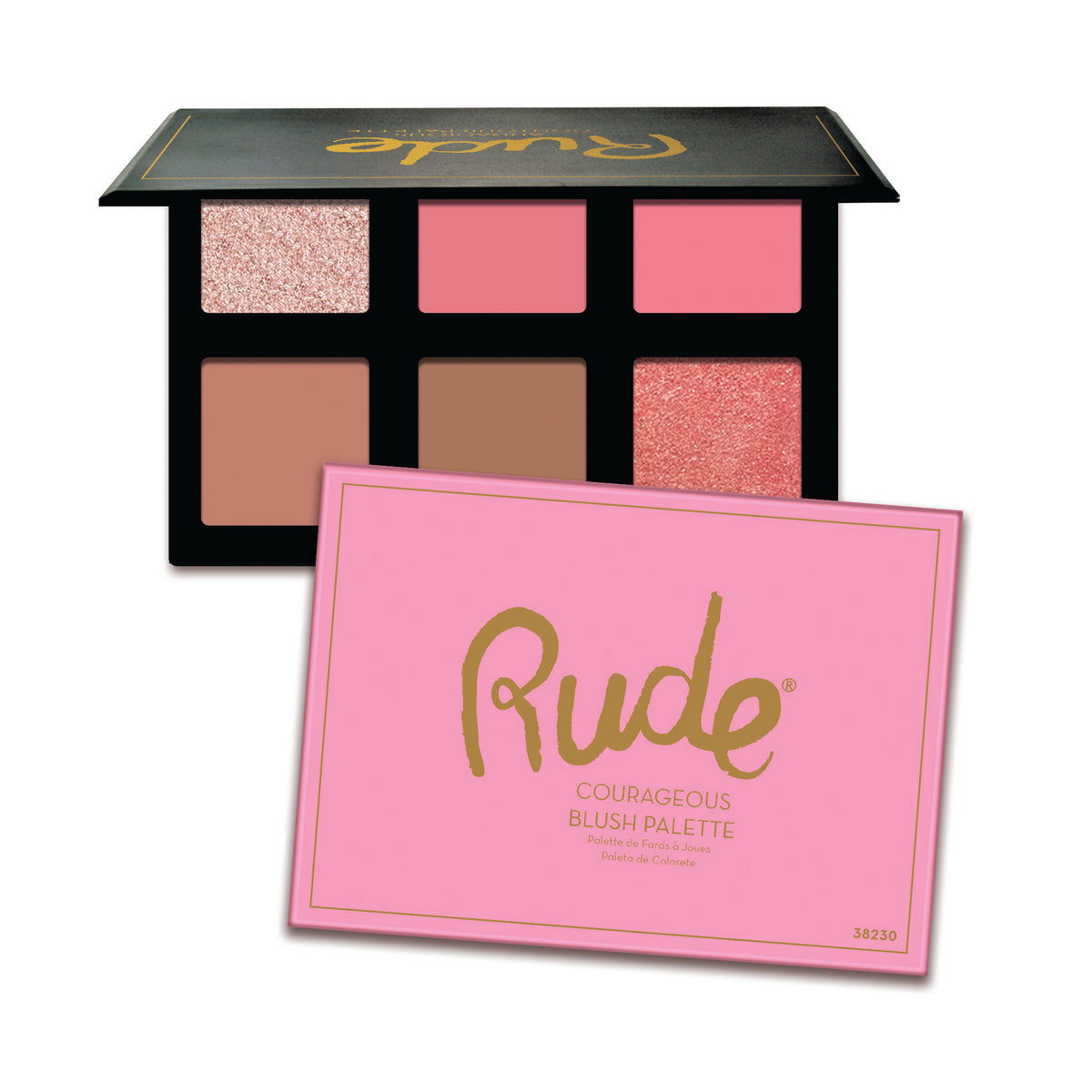 Rude Courageous Blush Palette - Makeup Stash Pakistan