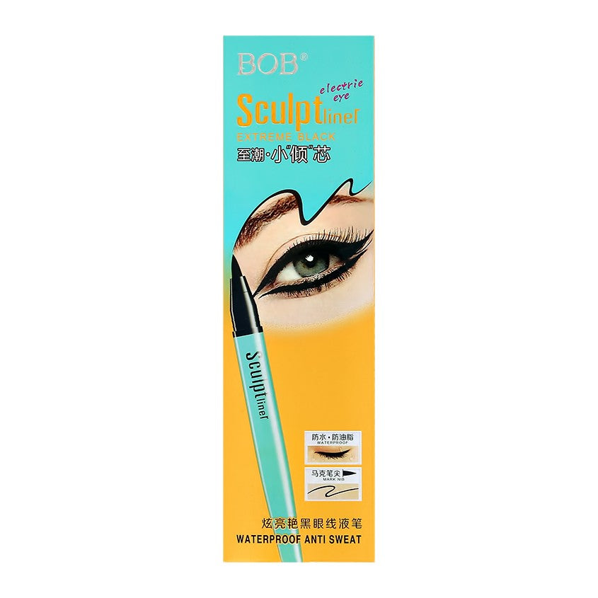 BOB Electric Eye Super Liner Extream Deep Water proof Black Eyeliner - Makeup Stash Pakistan