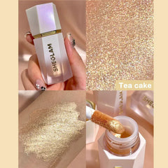 Glow Bloom highlighter ,liquid  , champagne shimmer , radiant face , cream liquid illuminator , long lasting , Makeupstashpk
