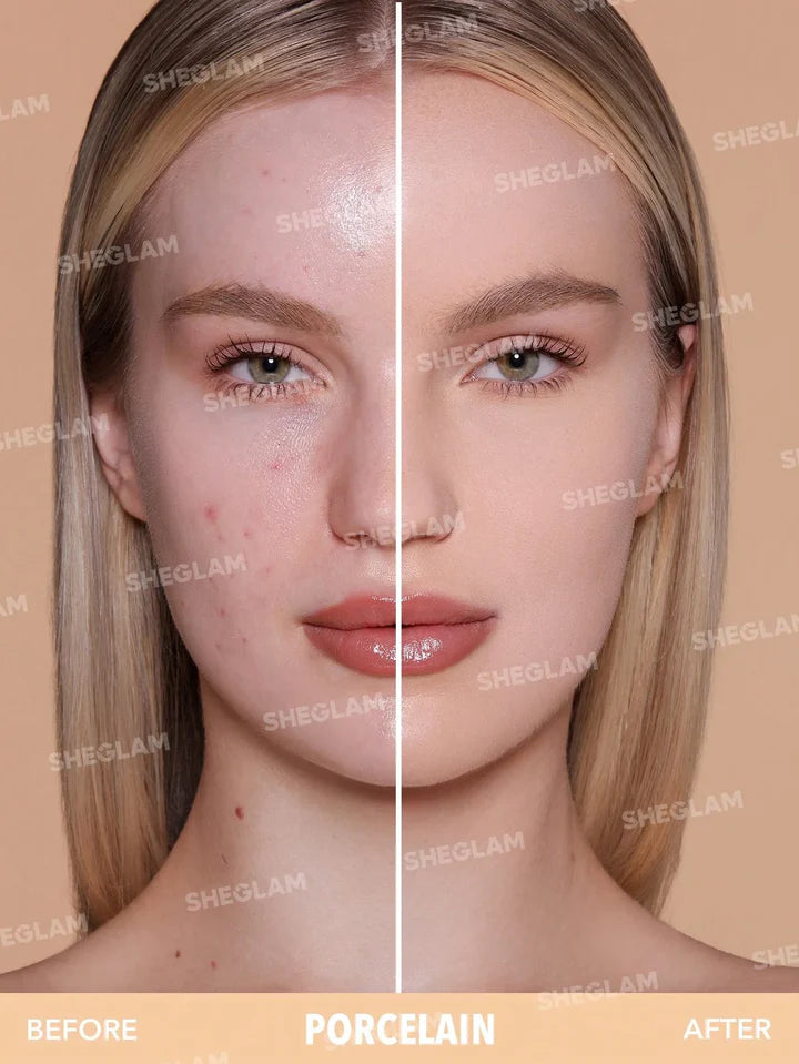 Sheglam Skin-Focus High Coverage Powder Foundation - Makeup Stash Pakistan