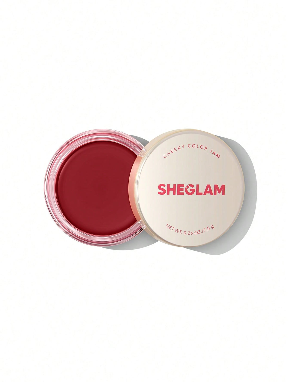 SHEGLAM Cheeky Color Jam, Scarlet Sunset blush, jelly cream blush, SHEGLAM blush, dewy blush makeup, hydrating cream blush, gel blush, natural glow blush, glass skin makeup, buildable blush, long lasting blush, rosy red blush - Makeup Stash Pakistan