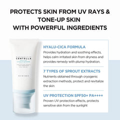 Skin1004 Madagascar Centella Hyallu-Cica Water Fit Sun Serum  50ml - Makeup Stash Pakistan