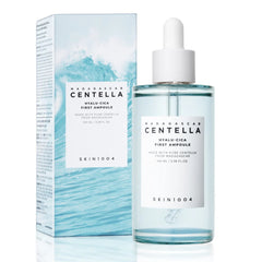 Hyalu-Cica First Ampoule, Korean serum, hydrating ampoule, Centella serum, hyaluronic acid serum, soothing serum, Korean skincare, skin barrier repair, hydration booster, lightweight serum, sensitive skin serum, Centella Asiatica serum,- Makeup Stash Pakistan