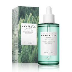 Tea-Trica Relief Ampoule, acne serum, Korean ampoule, Centella serum, tea tree serum, acne-prone skin care, soothing serum, Korean skincare, oil control serum, breakout treatment serum, calming ampoule, pore care serum, sensitive skin serum - Makeup Stash Pakistan