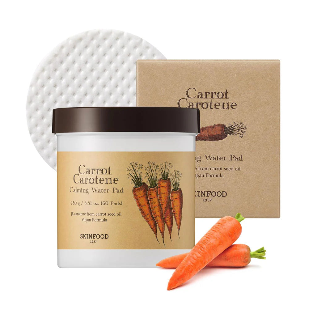 calming water pads, korean toner pads, sensitive skin toner pads, hydrating toner pads, carrot carotene skincare, soothing skincare - Makeup Stash Pakistan