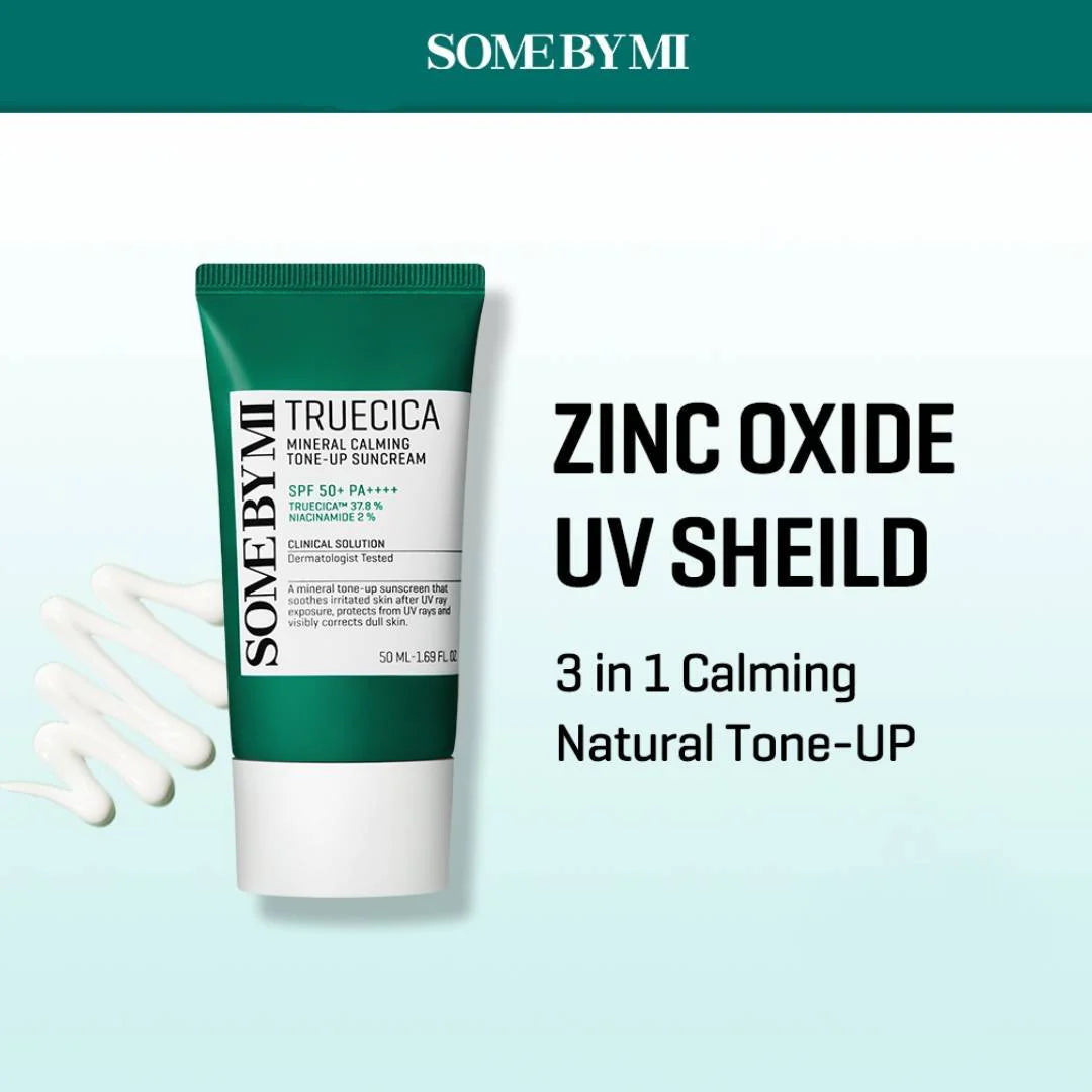 Some By Mi - Truecica Mineral Calming Tone Up Sunscream 50ml - Makeup Stash Pakistan
