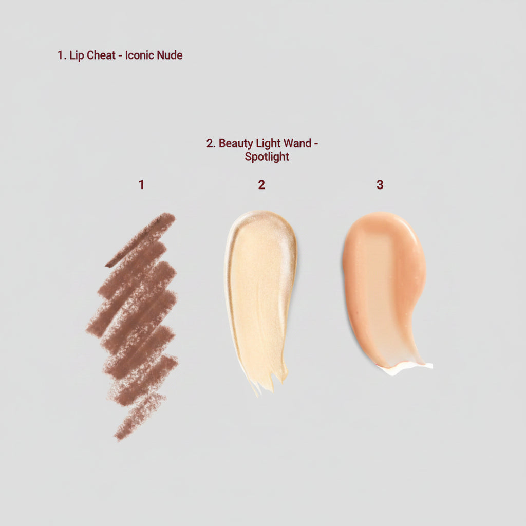 Makeup set, lip and cheek trio, cream blush set, luxury makeup, cheek tint, lip makeup set, beauty gift set, radiant blush, natural makeup look, soft glam makeup, travel makeup kit, makeup collection, women's beauty products, glowing makeup, cream blush and lip color - Makeupstashpk