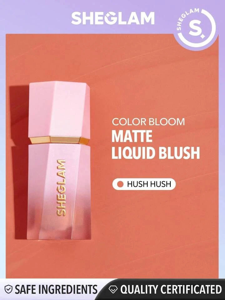 Sheglam Color Bloom Liquid Blushes - Hush Hush | Makeupstash Pakistan