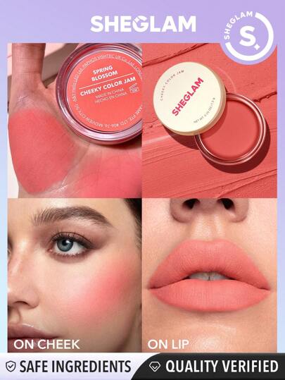 Sheglam Cheeky Color Jam Lip & Cheek Blush - Spring Blossom - Makeup Stash Pakistan