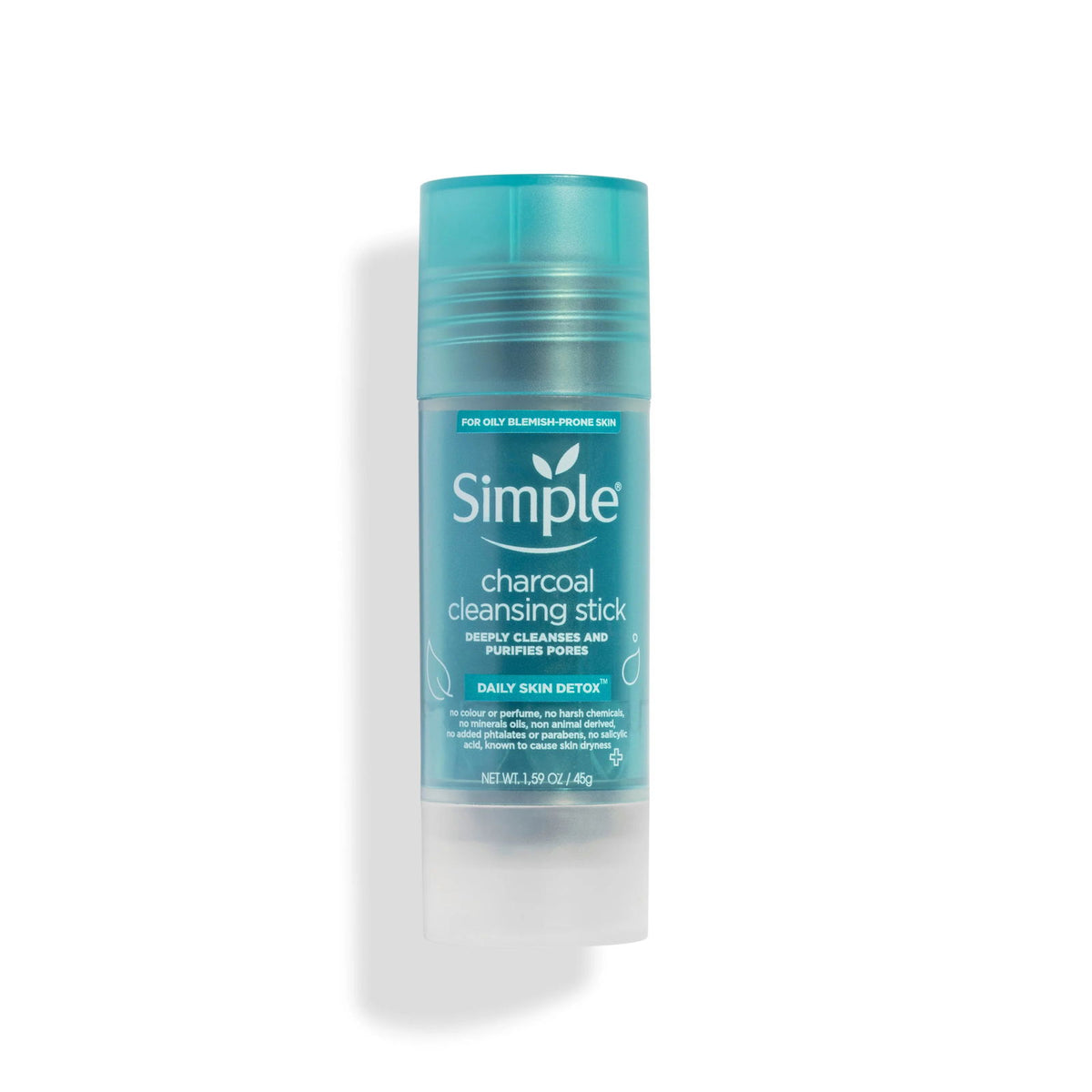 Simple Charcoal Cleansing Stick 45g - Makeup Stash Pakistan