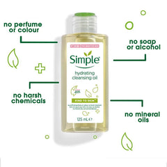 Simple Hydrating Cleansing Oil 125 ML - Makeup Stash Pakistan