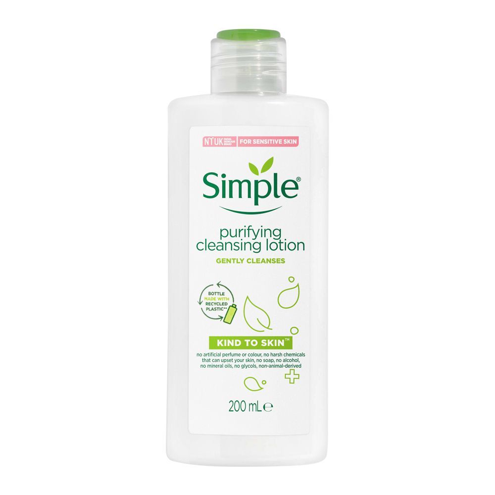 Simple Purifying Cleansing Lotion - Makeup Stash Pakistan