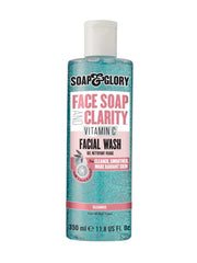 Soap and Glory Facial Cleanser, Brightening Face Wash,Daily Face Cleanser,Vitamin C Cleanser,Face Wash,Radiance Boosting Cleanser, Gentle Facial Cleanser, Cleanser for Dull Skin,Refreshing Face Wash Glow, Enhancing Cleanser, Vitamin C Skincare - Makeupstashpk