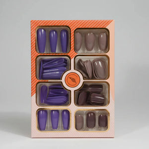 Stick On Nails, Press-On Nails, Dip Color Nails, Nail Art Set, Easy Manicure, Salon-Quality Nails, Reusable Stick On Nails, Home Manicure, Nail Colors Set, Trendy Nail Designs , Makeupstashpk