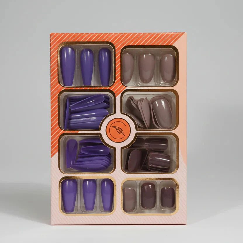 Stick On Nails, Press-On Nails, Dip Color Nails, Nail Art Set, Easy Manicure, Salon-Quality Nails, Reusable Stick On Nails, Home Manicure, Nail Colors Set, Trendy Nail Designs , Makeupstashpk