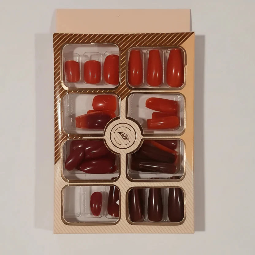 tick On Nails, Press-On Nails, Dip Color Nails, Nail Art Set, Easy Manicure, Salon-Quality Nails, Reusable Stick On Nails, Home Manicure, Nail Colors Set, Trendy Nail Designs , Makeupstashpk