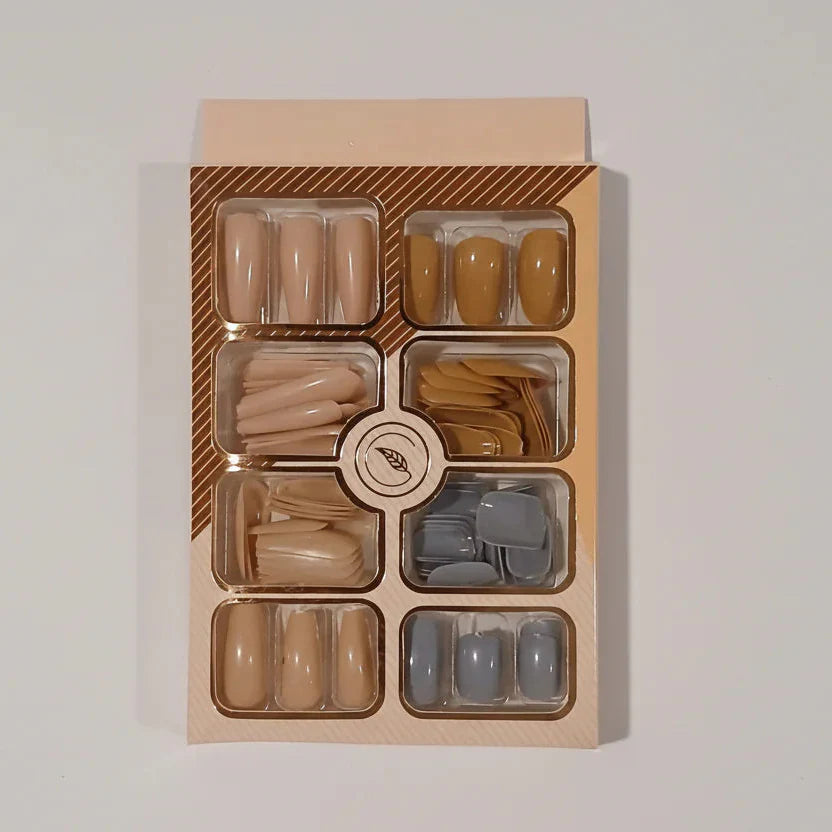 Stick On Nails, Press-On Nails, Dip Color Nails, Nail Art Set, Easy Manicure, Salon-Quality Nails, Reusable Stick On Nails, Home Manicure, Nail Colors Set, Trendy Nail Designs, Makeupstashpk