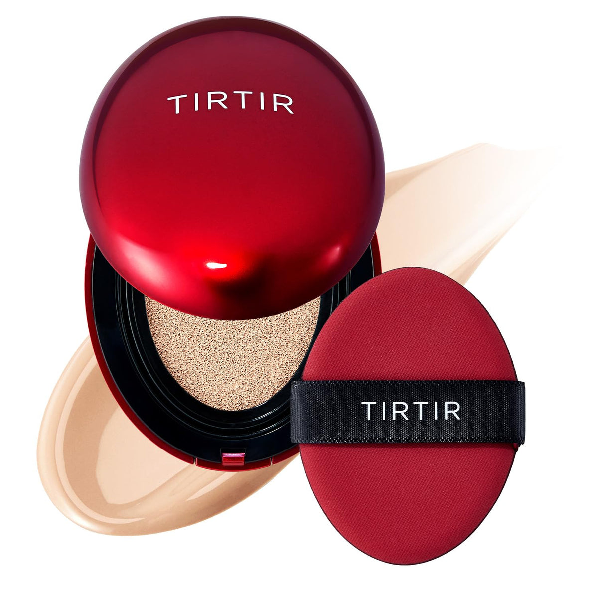 mask fit red cushion, tirtir 21c cool ivory, korean cushion foundation, mini cushion foundation, full coverage cushion, long lasting foundation, k beauty makeup, glass skin foundation, cushion compact makeup-Makeup Stash Pakistan