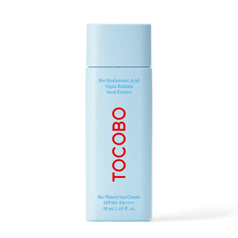 TOCOBO sunscreen, Bio Watery Sun Cream, SPF50+ sunscreen, PA++++ sunscreen, Korean skincare sunscreen, lightweight face sunscreen, hydrating sun cream, non greasy SPF, no white cast sunscreen,Makeupstashpk