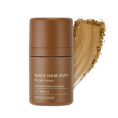 The Face Shop - Quick Hair Puff 03 Light Brown 7g - Makeup Stash Pkistan