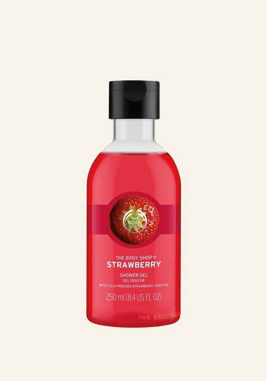 The Body Shop Strawberry Shower Gel - Makeup Stash Pakistan