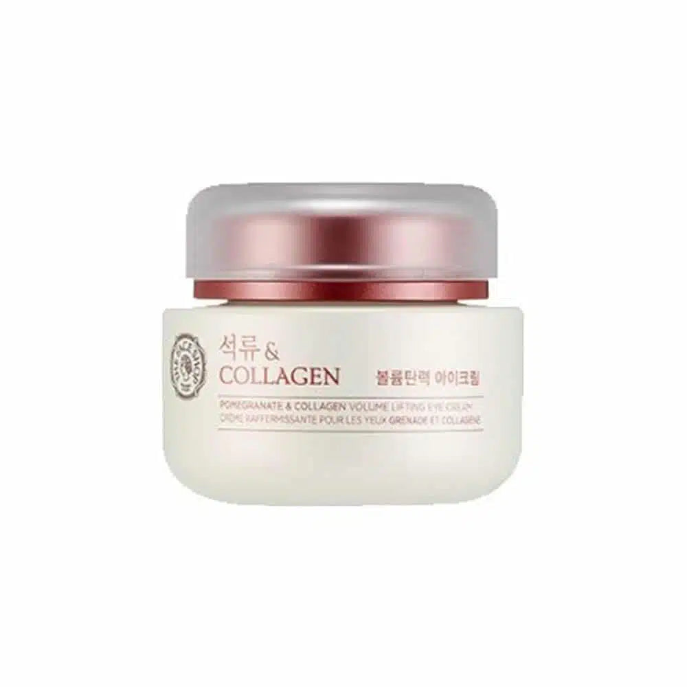 The Face Shop Pomegranate & Collagen Volume Lifting Eye Cream - 50 ml - Makeup Stash Pakistan