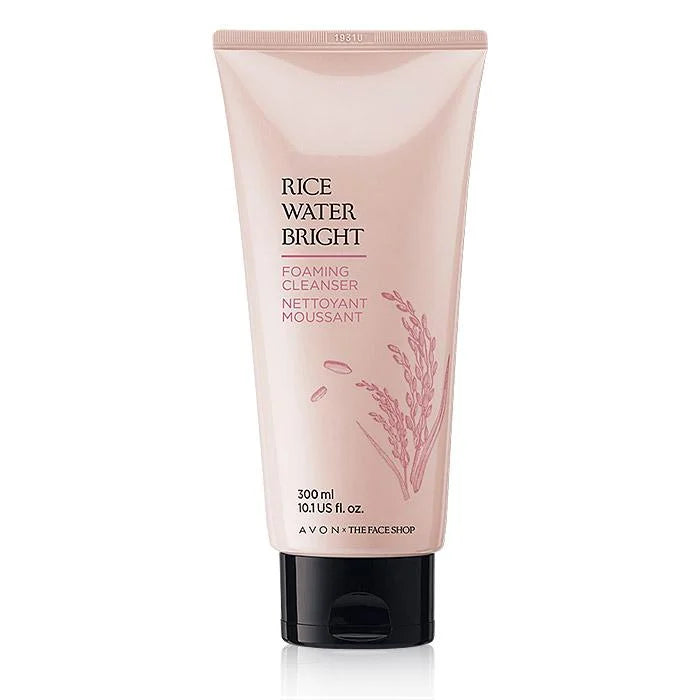 The Face Shop Cleansing Foam, Rice Water Bright Cleanser, Korean Face Wash, Brightening Cleanser, Rice Water Face Wash, Foam Cleanser Korea, Hydrating Face Wash, Daily Facial Cleanser, Korean Skincare Cleanser, Gentle Foam Cleanser, Deep Cleansing Face Wash - Makeupstashpk