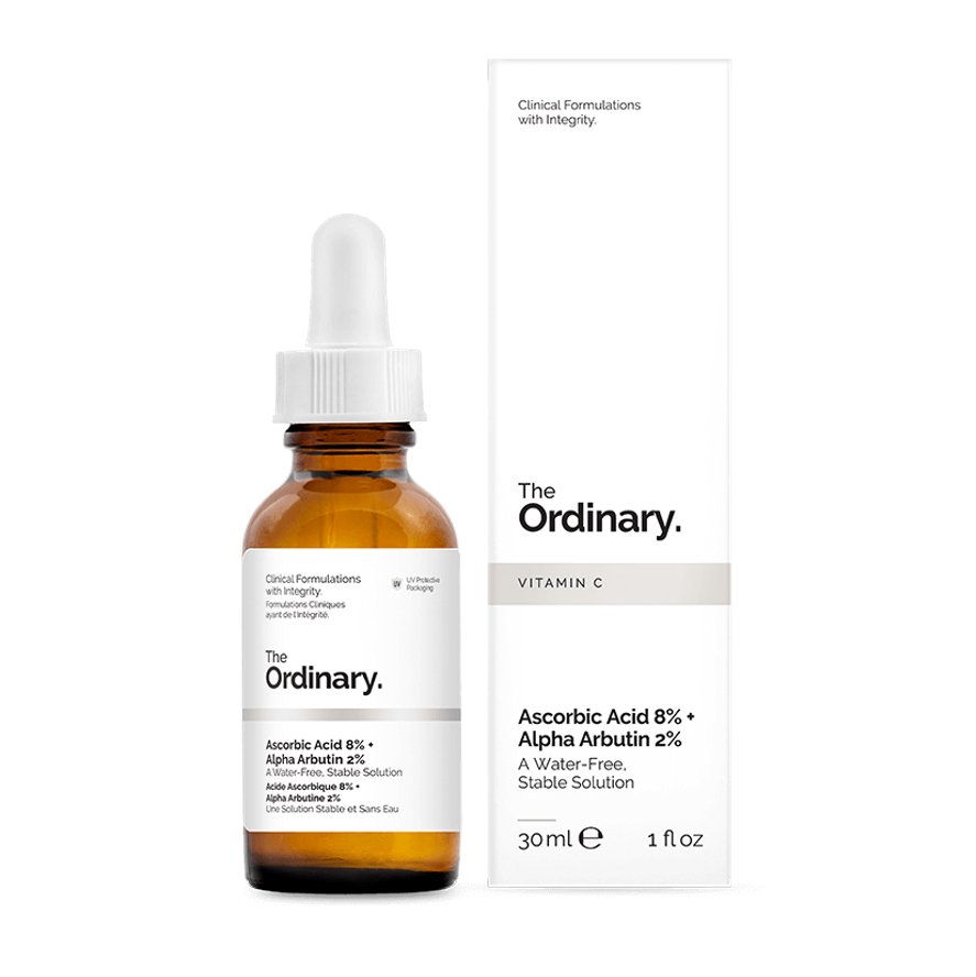 The Ordinary Ascorbic Acid 8% + Alpha Arbutin 2% - Makeup Stash Pakistan